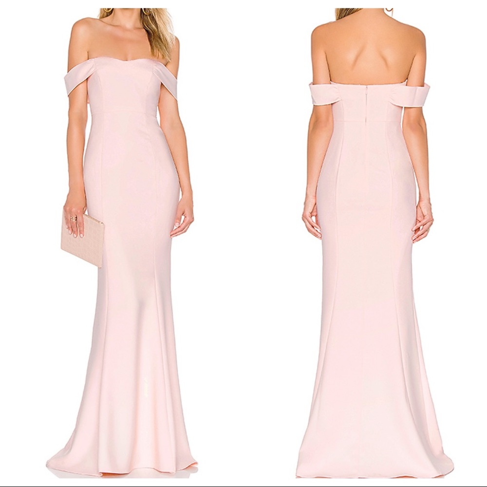 Likely bartolli mermaid gown dress 00 pink